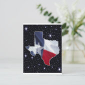 Texas Map Postkarte (Stehend Vorderseite)