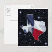Texas Map Postkarte (Vorne/Hinten)