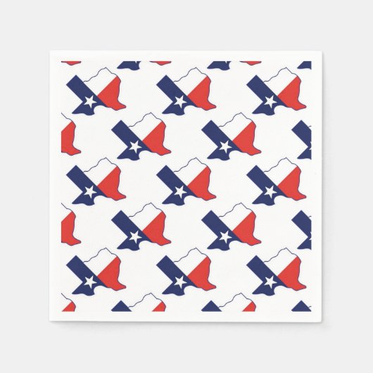 TEXAS MAP SERVIETTE (Vorderseite)