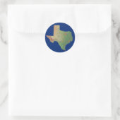 Texas Map Sticker (Tasche)