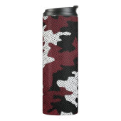 Texas Maroon & White college Camo Printed  Thermosbecher (Nach links gedreht)