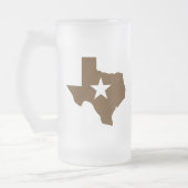 Texas Mattglas Bierglas (Links)