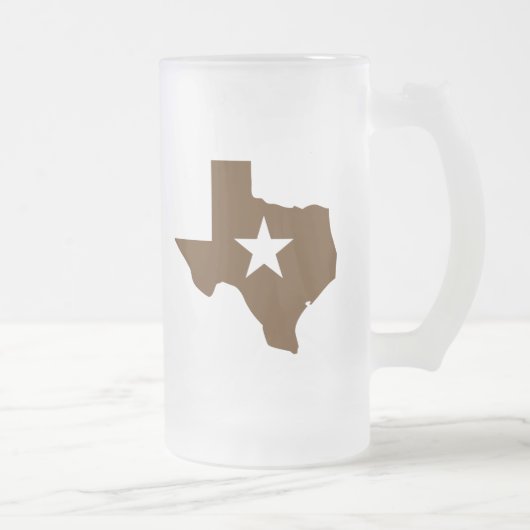 Texas Mattglas Bierglas (Rechts)