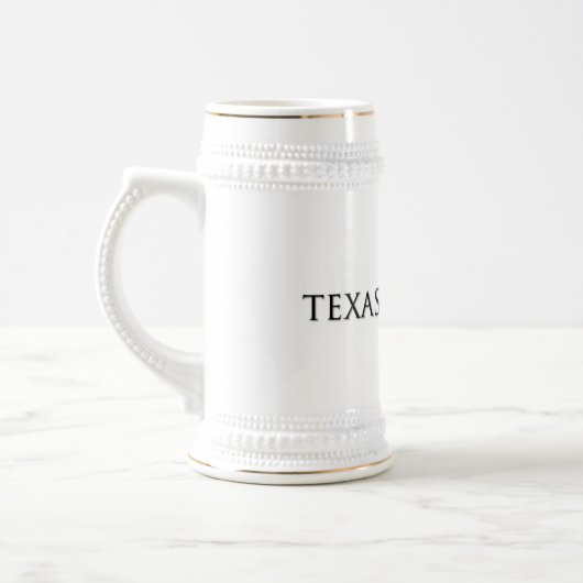 Texas-Maurer Stein Bierglas (Links)