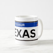 Texas Mercosur Kaffeetasse (VorderseiteRechts)