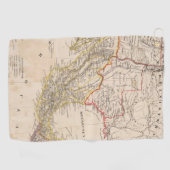 Texas, Mexiko Golfhandtuch (Horizontal)