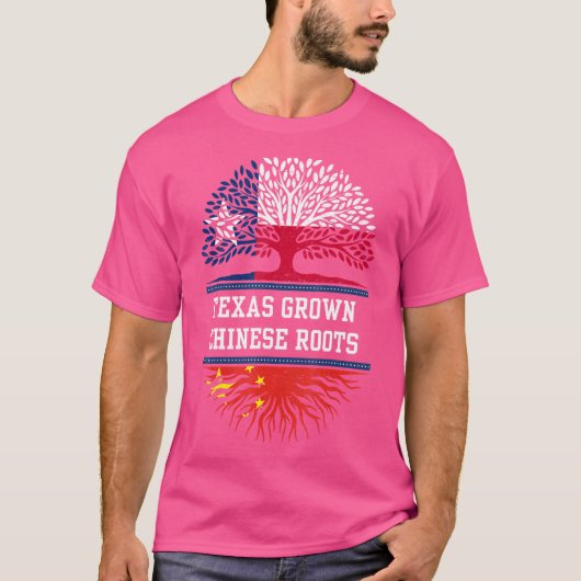 Texas mit chinesischer China T-Shirt (Vorderseite)