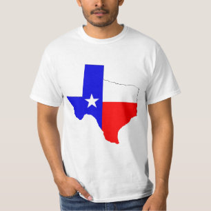 Texas mit Flagge T-Shirt