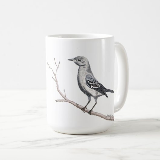 Texas Mockingbird Inspiration Tasse (VorderseiteRechts)