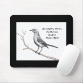 Texas Mockingbird Inspirational Mousepad (Mit Mouse)