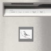 Texas Mockingbird Magnet (In Situ (Geschirrspüler))