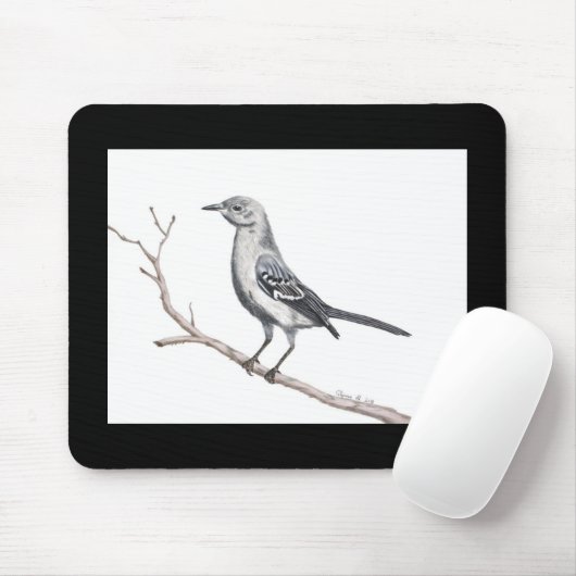 Texas Mockingbird Mousepad (Mit Mouse)