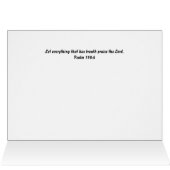 Texas Mockingbird Small Card (Innenansicht Horizontal (Oben))