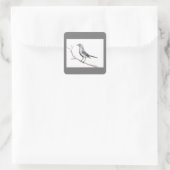 Texas Mockingbird Sticker (Tasche)