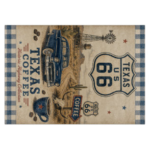 Texas Mother Road Prep Board Americana Schneidebrett