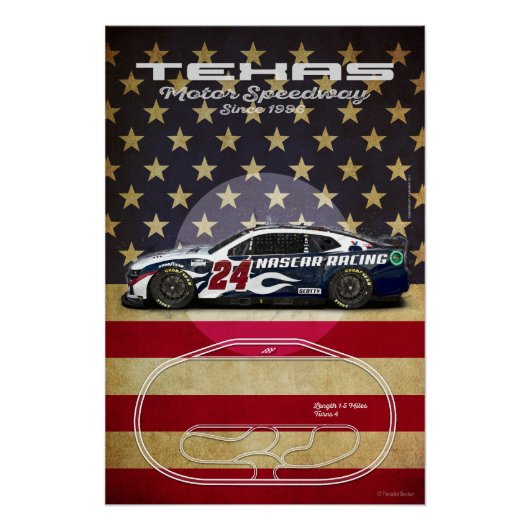 Texas Motor Speedway Poster (Vorderseite)