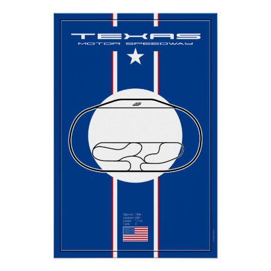 Texas Motor Speedway Poster (Vorderseite)