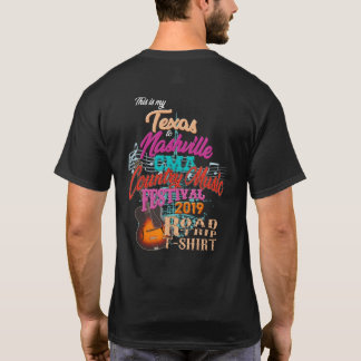 Texas Musikzu den fest-Straßen-Reise-Shirts T-Shirt