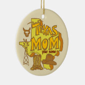 Texas-Mutter Keramik Ornament (Rechts)