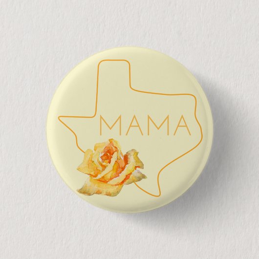 Texas-Mutter-und Texas-Mama-Knopf Button (Vorderseite)