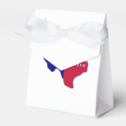 Texas National Flag Map Geschenkschachtel (Vorderseite)