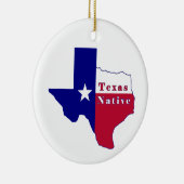 Texas National Flag Map Keramik Ornament (Rechts)