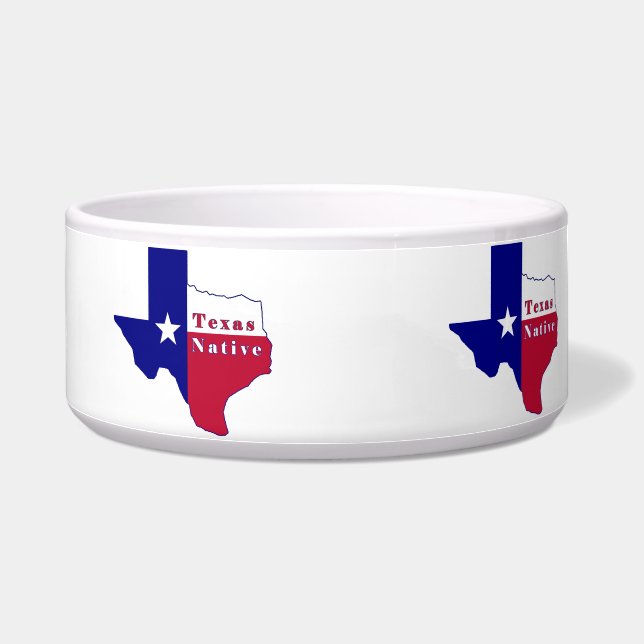 Texas National Flag Map Napf (Rechts)