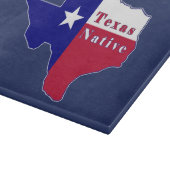 Texas National Flag Map Schneidebrett (Ecke)