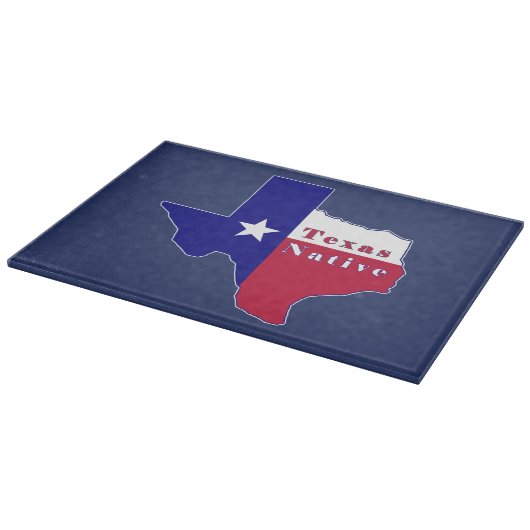 Texas National Flag Map Schneidebrett (Ecke)