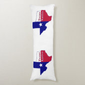 Texas National Flag Map Seitenschläferkissen (Vorderseite Vertikal)