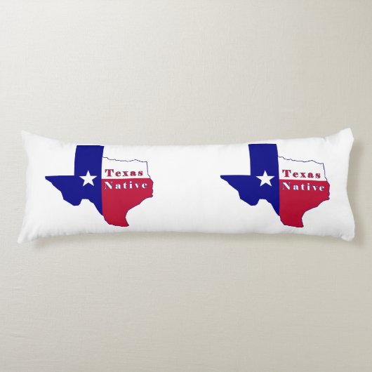 Texas National Flag Map Seitenschläferkissen (Vorderseite)