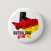 Texas Native Polygon German Flag Button (Vorderseite)