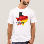 Texas Native Polygon German Flag T-Shirt (Vorderseite)