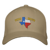 Texas Native StickHat Bestickte Kappe (Vorderseite)