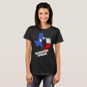 Texas Neanderthal Thinking  Funny Texan Political T-Shirt (Vorne ganz)