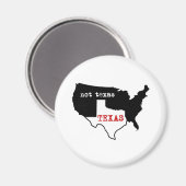 Texas / Nicht Texas Magnet (Vorderseite/Rückseite)
