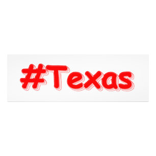"#Texas " Niedliches Design. Jetzt kaufen Canvas P Fotodruck