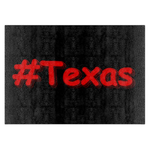"#Texas " Niedliches Design. Jetzt kaufen Schneidebrett