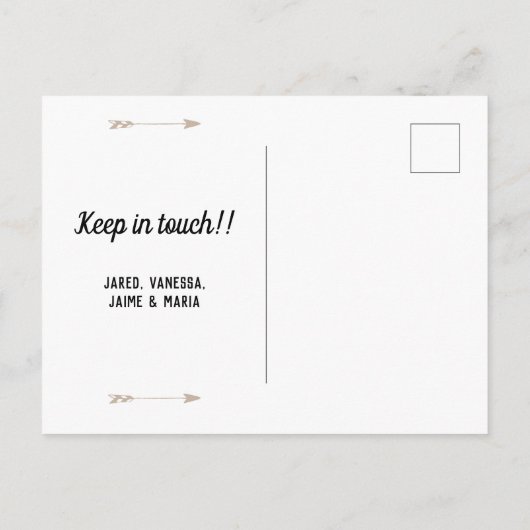 Texas Night Stars Staat Gestaltungsankündigung Ankündigungspostkarte (Rückseite)