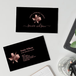 Texas Notary Loan Signing Agent Moderne Typografie Visitenkarte