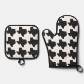 Texas Ofenhandschuh & Topflappen-Set (Vorderseite)