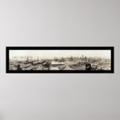 Texas Oil Field & Town Foto 1919 Poster (Vorne)