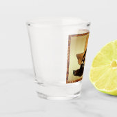 Texas Oil Well Pump Jack Schnapsglas (Links)