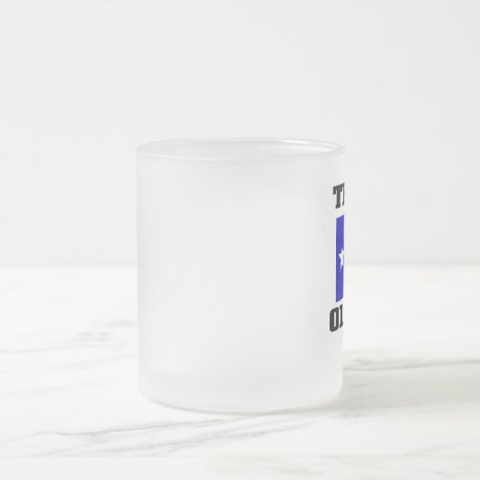 Texas-Ölindustrieller, mattierte GlasTasse Mattglastasse (Mittel)