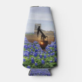 Texas Ölpumpen Jack bei Sonnenuntergang auf Bluebo Flaschenkühler (Vorderseite)