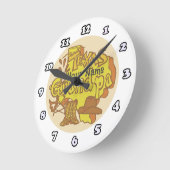Texas Opa-Uhr Runde Wanduhr (Winkel)