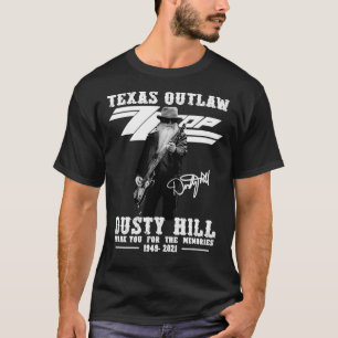 Texas Outlaw Dusty Hill Danke für die Erinnerungen T-Shirt