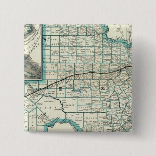 Texas Pacific Railway Button