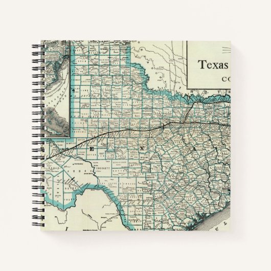 Texas Pacific Railway Notizblock (Vorderseite)