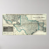 Texas Pacific Railway Poster (Vorne)